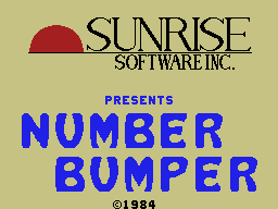 Number Bumper
