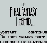 Final Fantasy Legend, The