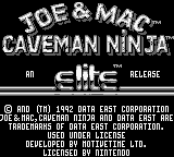 Joe & Mac - Caveman Ninja