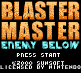Blaster Master - Enemy Below
