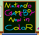 Gameboy Color Promotional Demo
