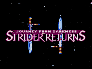Journey From Darkness - Strider Returns