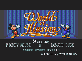 World of Illusion Starring Mickey Mouse & Donald Duck