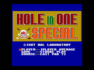Hole In One Special