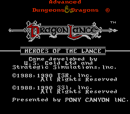 Advanced Dungeons & Dragons - Heroes of the Lance