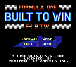 Formula One - Built To Win