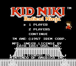 Kid Niki - Radical Ninja