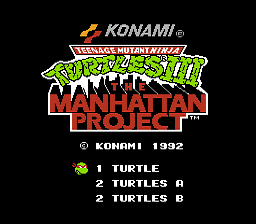 Teenage Mutant Ninja Turtles III - The Manhattan Project