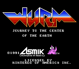 WURM - Journey to the Center of the Earth