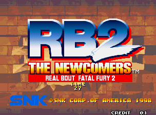 Real Bout Fatal Fury 2 - The Newcomers
