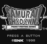 Samurai Shodown! - Pocket Fighting Series