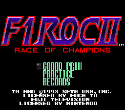 F1 ROC II - Race of Champions