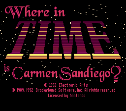 Where in Time is Carmen Sandiego