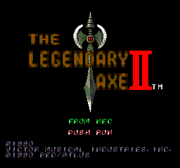 Legendary Axe II, The